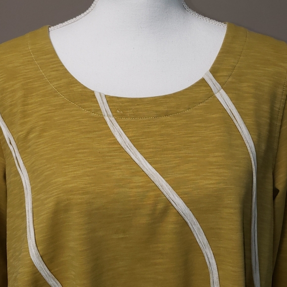 REDUCED 1.23.22 - Cheyenne Dijon Yellow Long Sleeve Tunic S/M - Picture 4 of 7